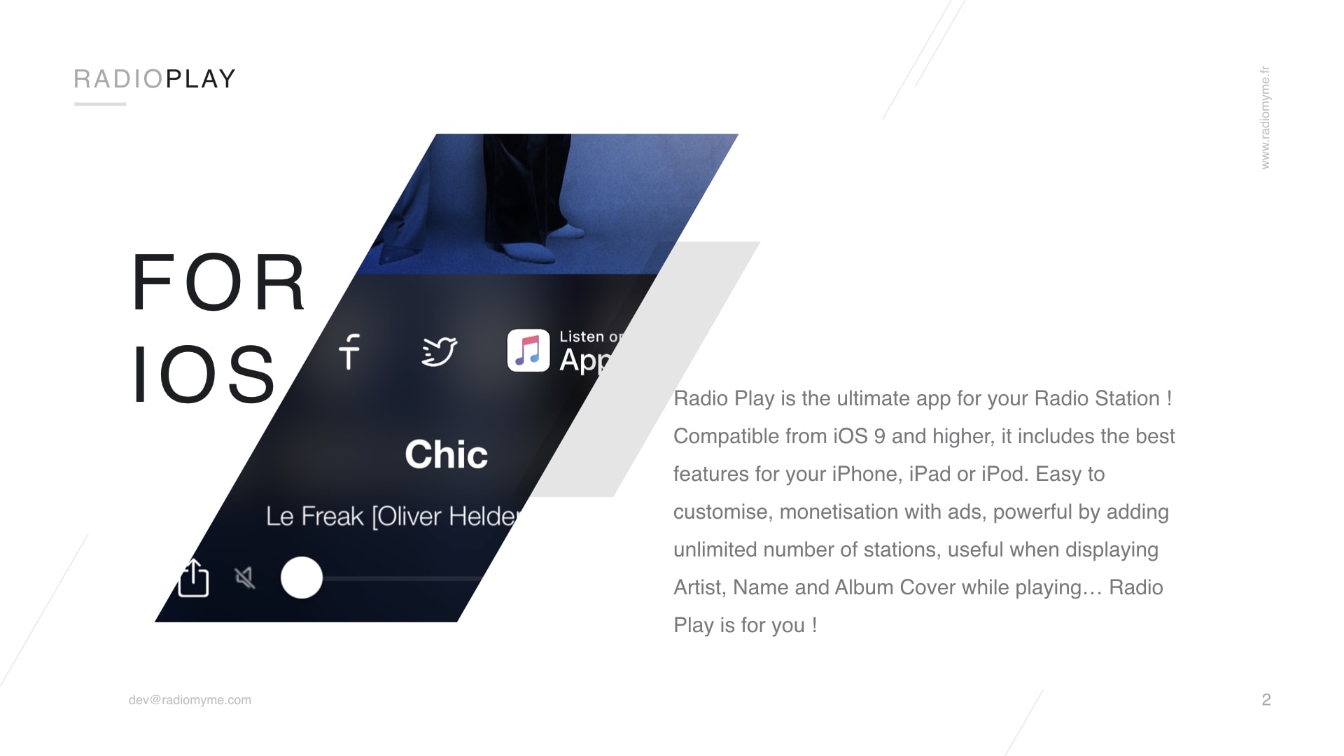 Radio Play for iOS and tvOS (compatible iOS 12 & tvOS 12) - 2
